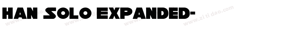 Han Solo Expanded字体转换